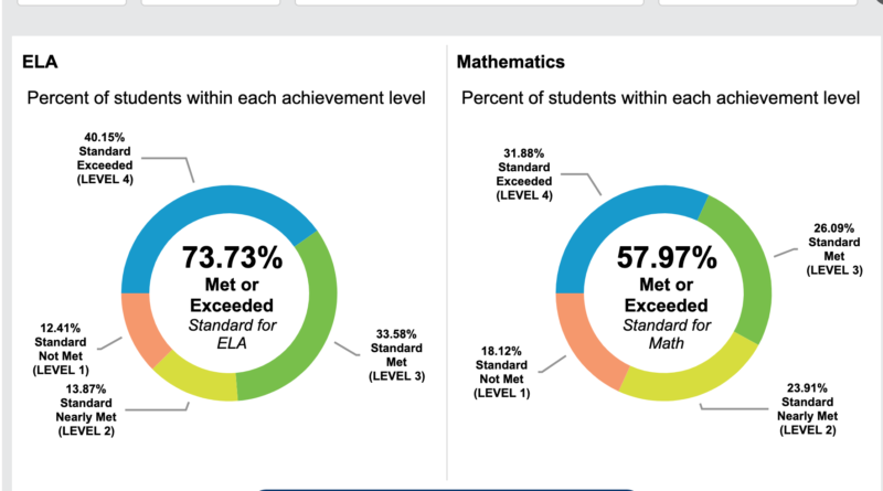 RVSD Manor Elementary School CAASP math results